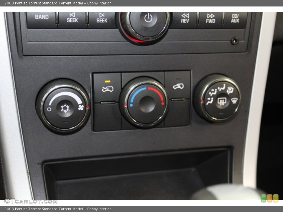 Ebony Interior Controls for the 2008 Pontiac Torrent  #79618549