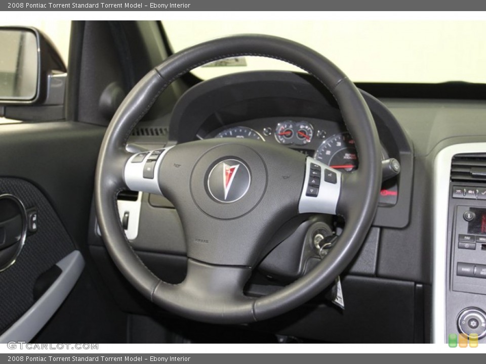 Ebony Interior Steering Wheel for the 2008 Pontiac Torrent  #79618657