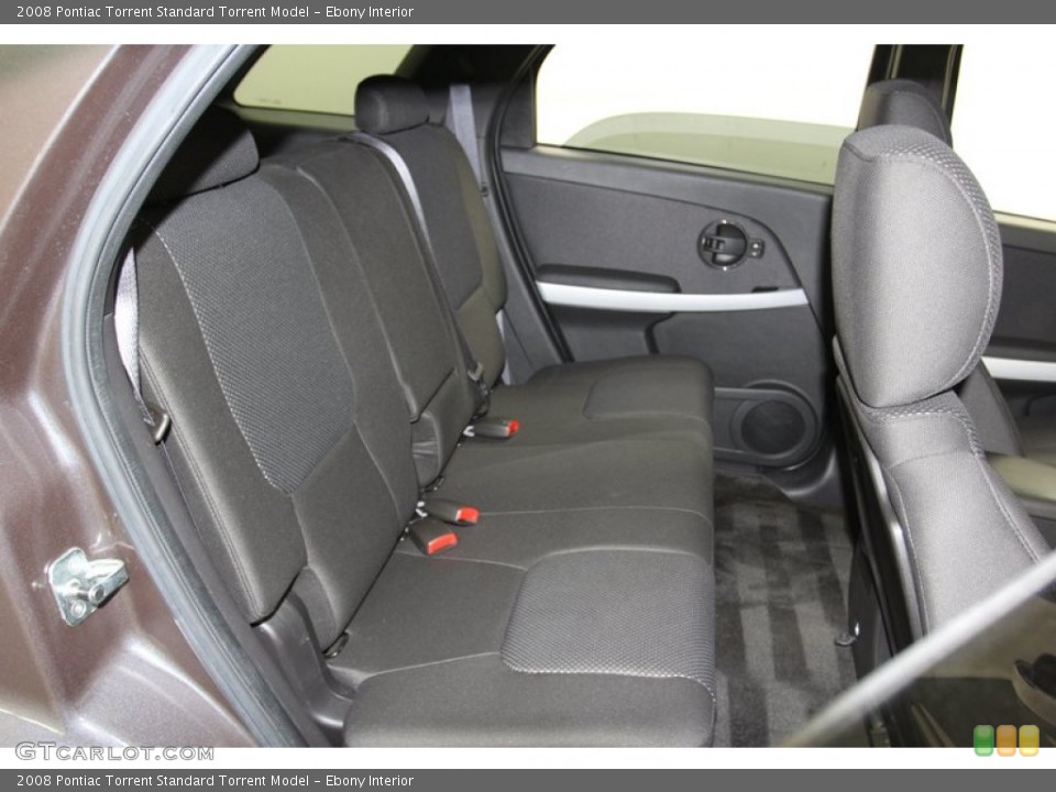 Ebony Interior Rear Seat for the 2008 Pontiac Torrent  #79618741