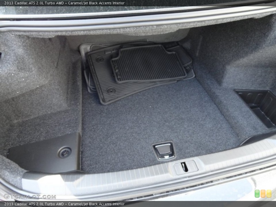 Caramel/Jet Black Accents Interior Trunk for the 2013 Cadillac ATS 2.0L Turbo AWD #79619196