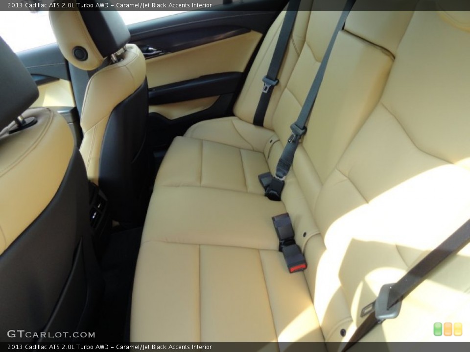 Caramel/Jet Black Accents Interior Rear Seat for the 2013 Cadillac ATS 2.0L Turbo AWD #79619209