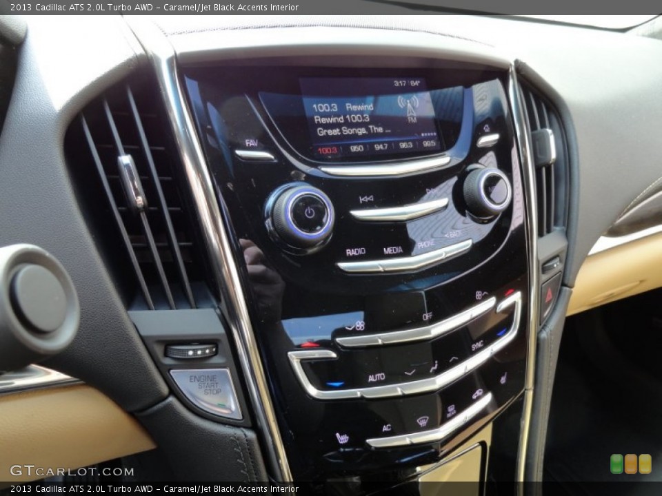 Caramel/Jet Black Accents Interior Controls for the 2013 Cadillac ATS 2.0L Turbo AWD #79619343