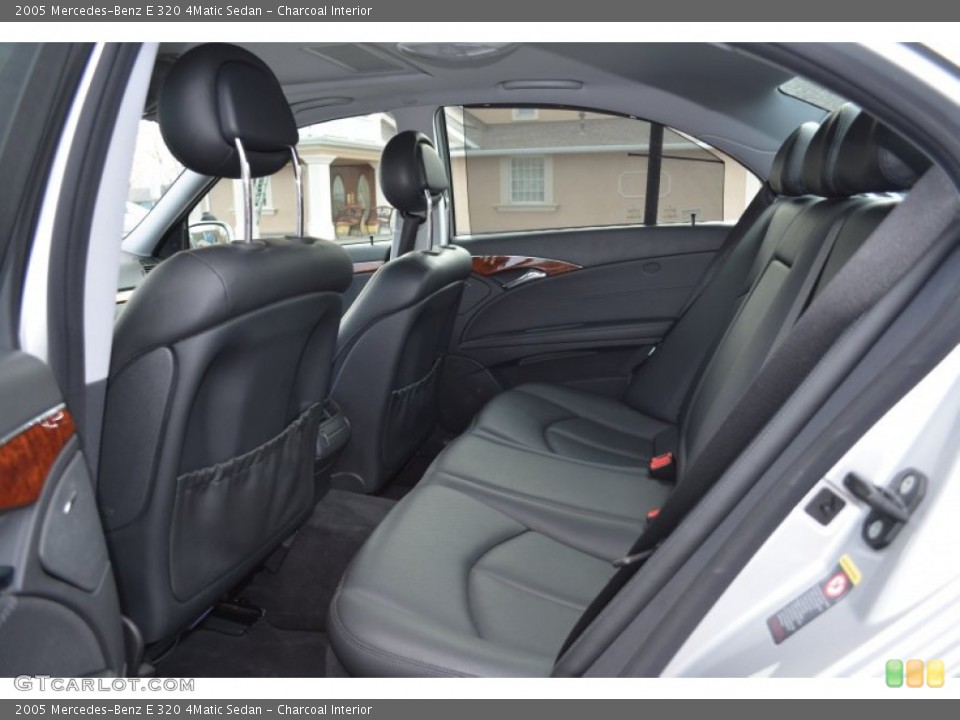 Charcoal Interior Rear Seat for the 2005 Mercedes-Benz E 320 4Matic Sedan #79619491