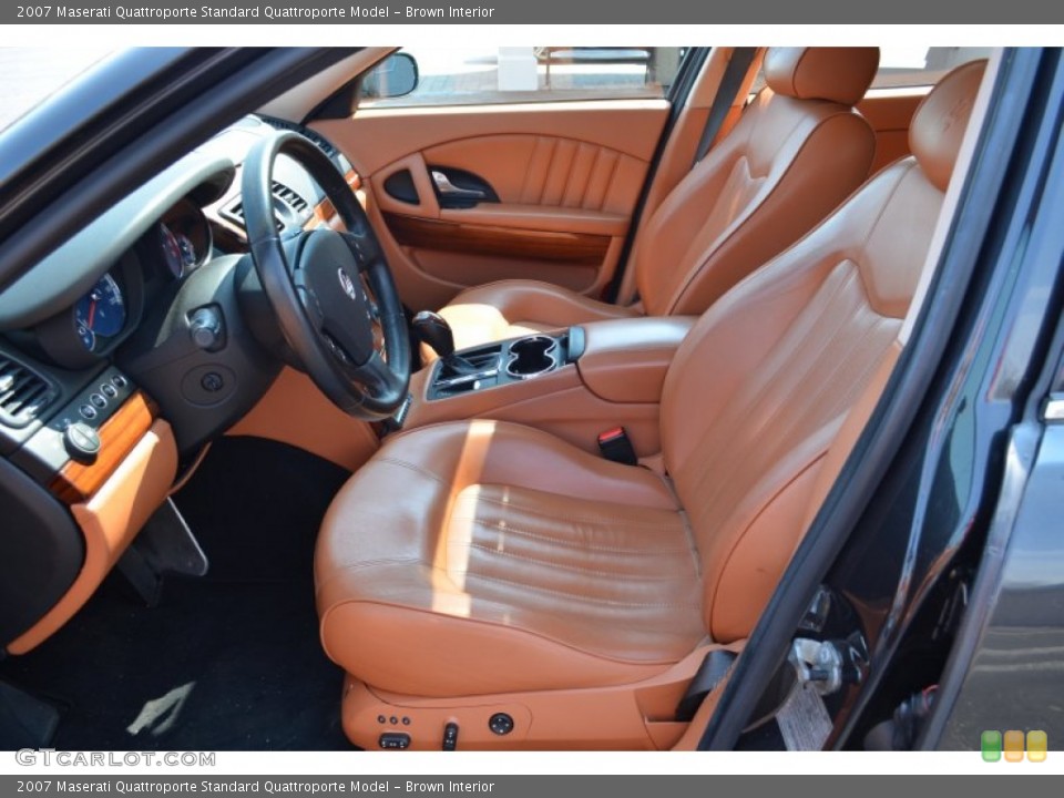 Brown Interior Photo for the 2007 Maserati Quattroporte  #79619838