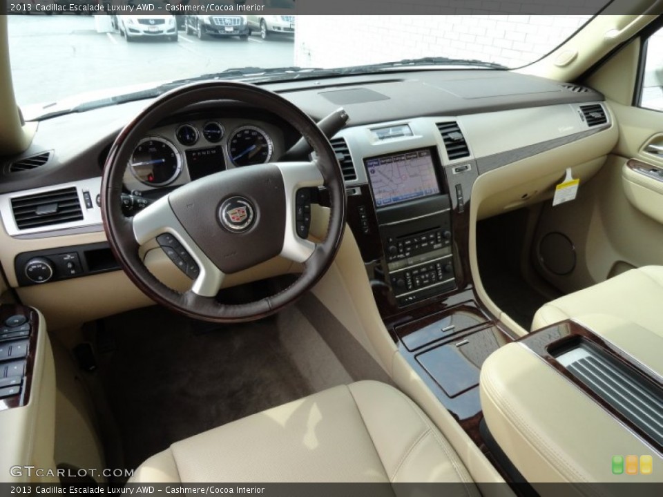 Cashmere/Cocoa Interior Prime Interior for the 2013 Cadillac Escalade Luxury AWD #79619886
