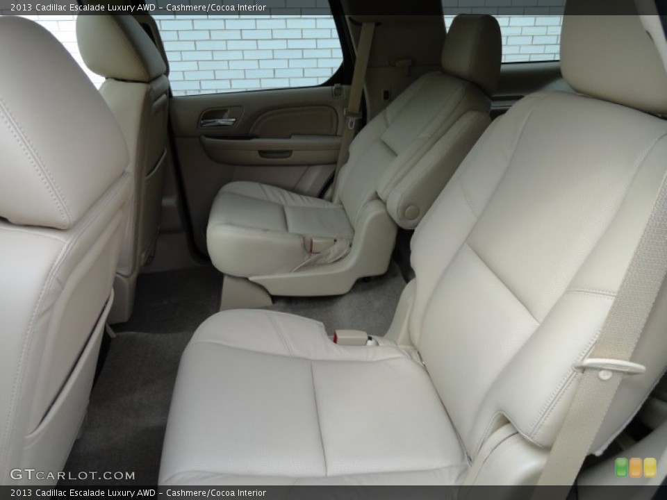 Cashmere/Cocoa Interior Rear Seat for the 2013 Cadillac Escalade Luxury AWD #79619916