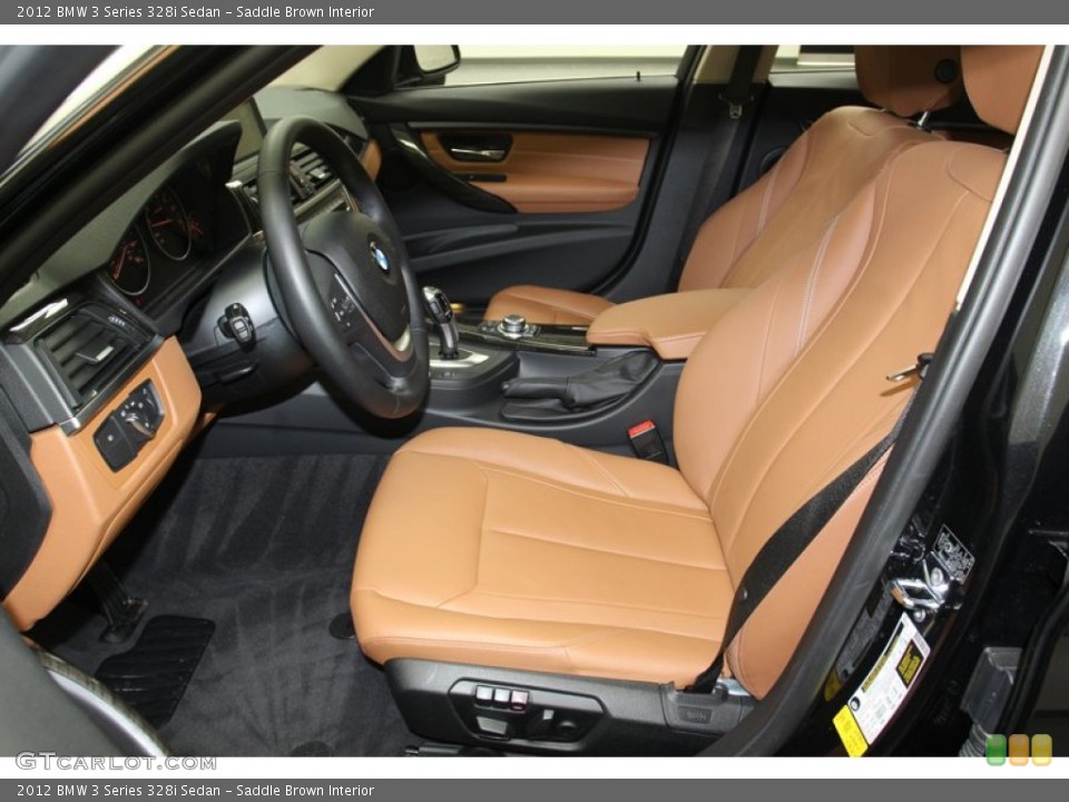 Saddle Brown Interior Photo for the 2012 BMW 3 Series 328i Sedan #79621081