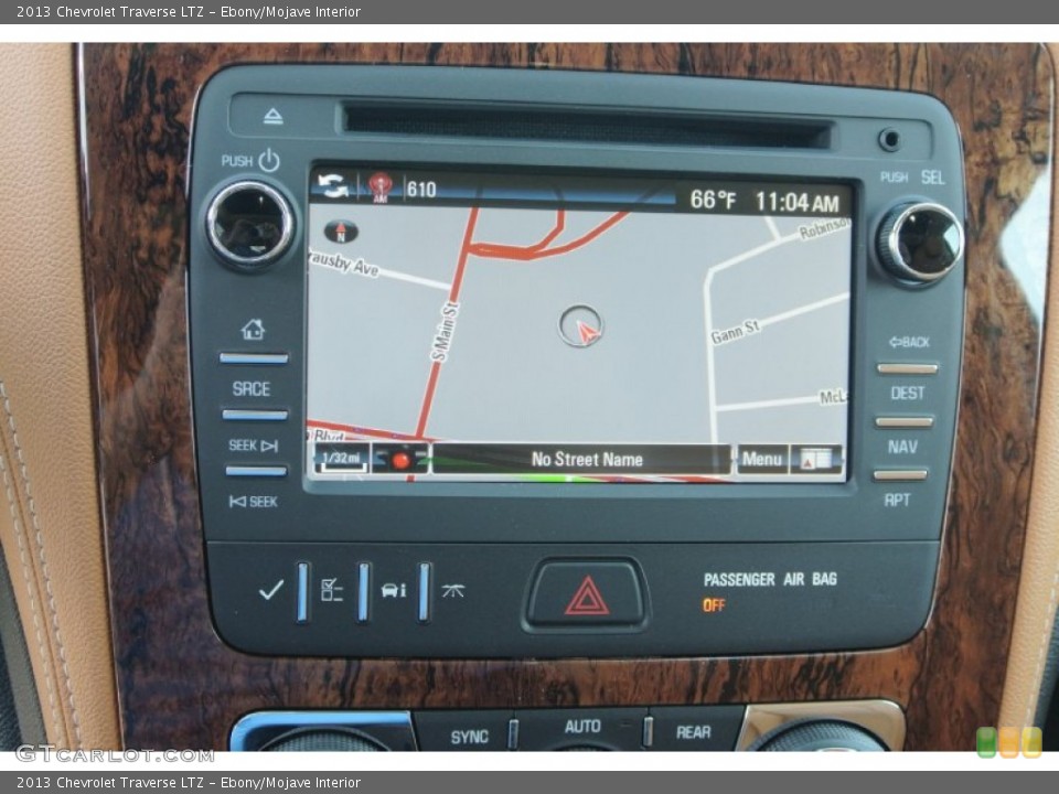 Ebony/Mojave Interior Navigation for the 2013 Chevrolet Traverse LTZ #79621667