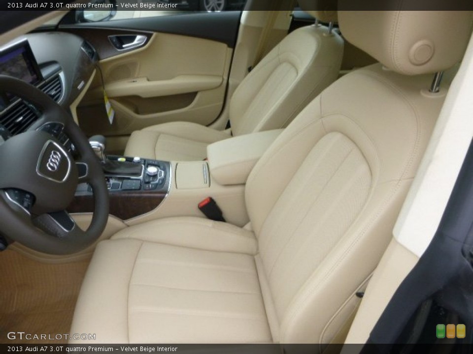 Velvet Beige Interior Photo for the 2013 Audi A7 3.0T quattro Premium #79621709
