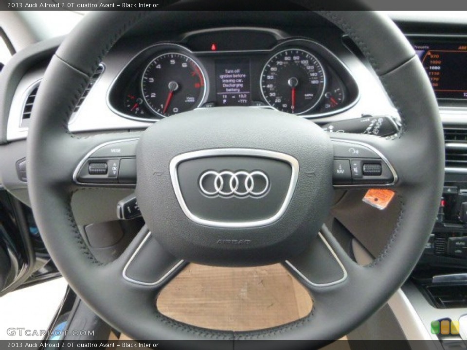 Black Interior Steering Wheel for the 2013 Audi Allroad 2.0T quattro Avant #79621968
