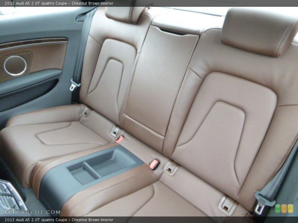 Chestnut Brown Interior Rear Seat for the 2013 Audi A5 2.0T quattro Coupe #79622077
