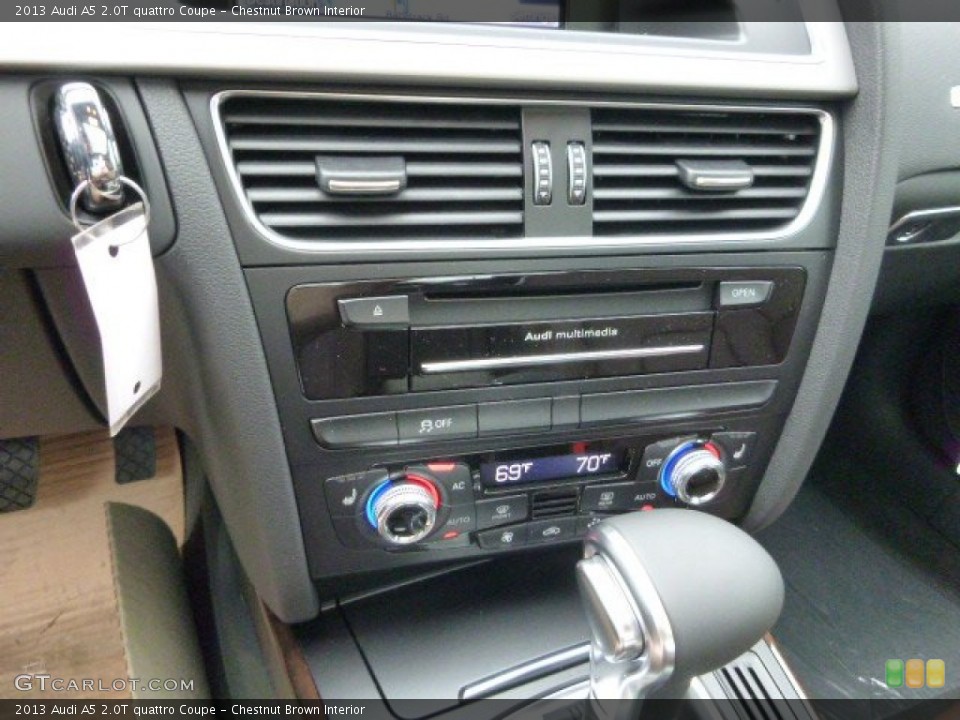Chestnut Brown Interior Controls for the 2013 Audi A5 2.0T quattro Coupe #79622120