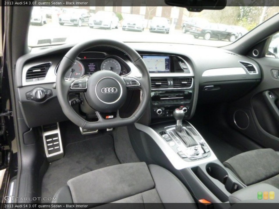 Black Interior Dashboard for the 2013 Audi S4 3.0T quattro Sedan #79623717