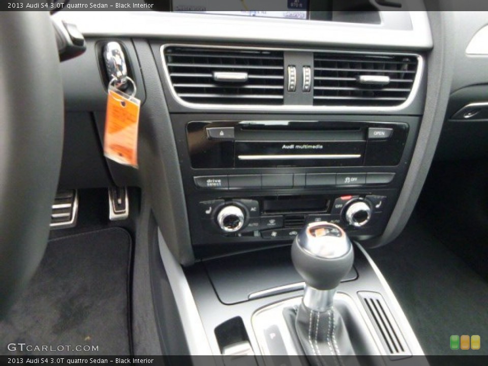 Black Interior Controls for the 2013 Audi S4 3.0T quattro Sedan #79623743
