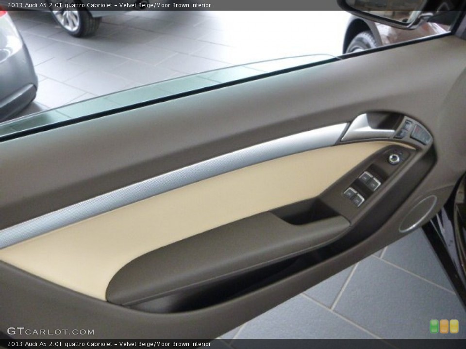 Velvet Beige/Moor Brown Interior Door Panel for the 2013 Audi A5 2.0T quattro Cabriolet #79623859