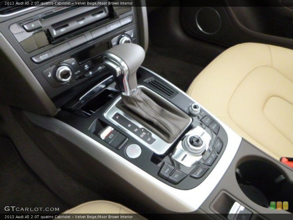 Velvet Beige/Moor Brown Interior Transmission for the 2013 Audi A5 2.0T quattro Cabriolet #79623868