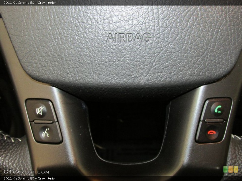 Gray Interior Controls for the 2011 Kia Sorento EX #79624648