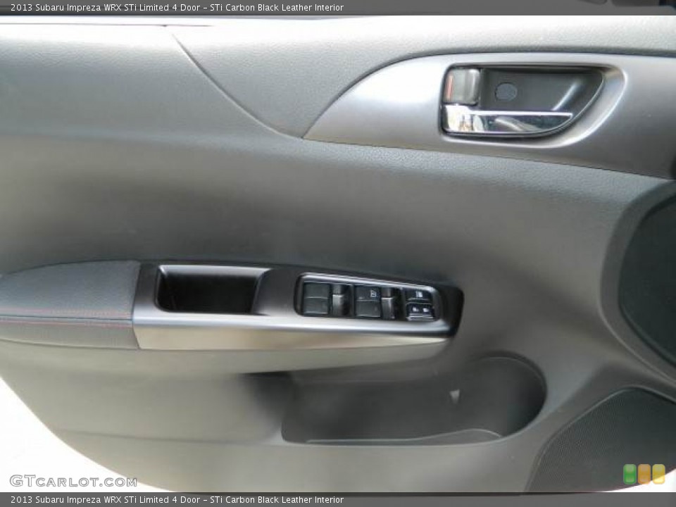 STi Carbon Black Leather Interior Door Panel for the 2013 Subaru Impreza WRX STi Limited 4 Door #79625731
