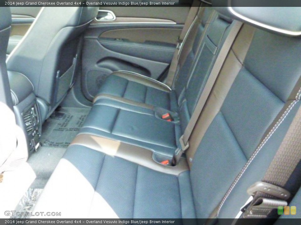 Overland Vesuvio Indigo Blue/Jeep Brown Interior Rear Seat for the 2014 Jeep Grand Cherokee Overland 4x4 #79626498