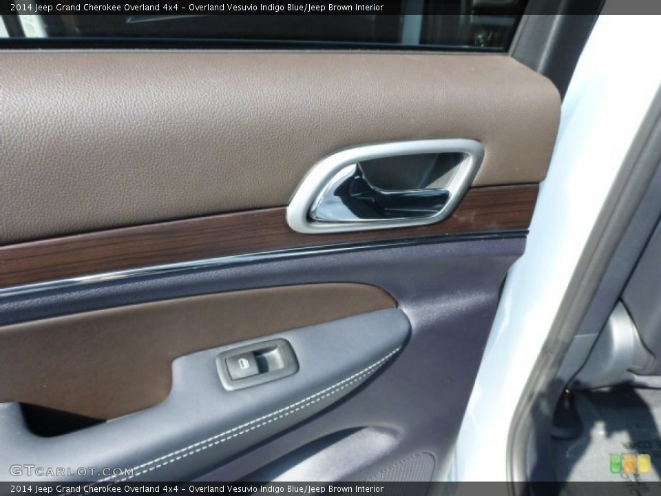 Overland Vesuvio Indigo Blue/Jeep Brown Interior Door Panel for the 2014 Jeep Grand Cherokee Overland 4x4 #79626509