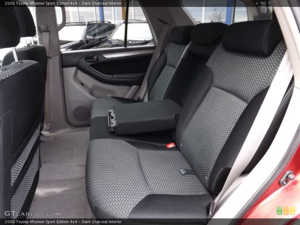 Dark Charcoal Interior Rear Seat for the 2009 Toyota 4Runner Sport Edition 4x4 #79628589