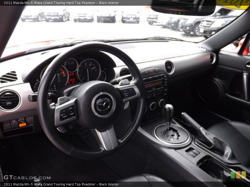 Black Interior Dashboard for the 2011 Mazda MX-5 Miata Grand Touring Hard Top Roadster #79628845