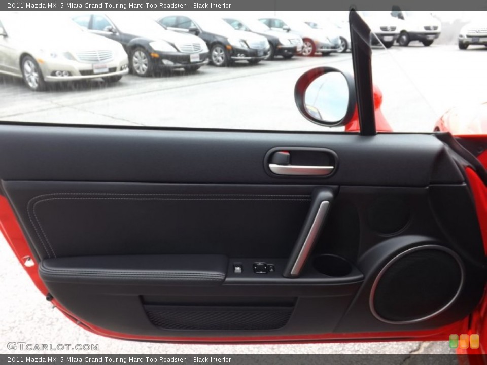 Black Interior Door Panel for the 2011 Mazda MX-5 Miata Grand Touring Hard Top Roadster #79628870