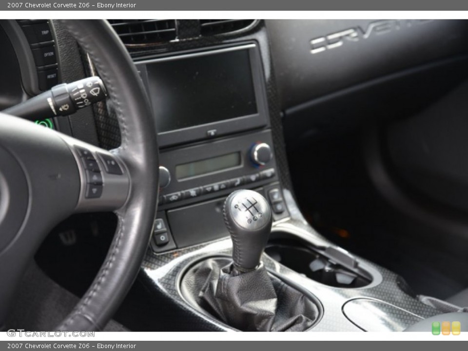Ebony Interior Transmission for the 2007 Chevrolet Corvette Z06 #79630499