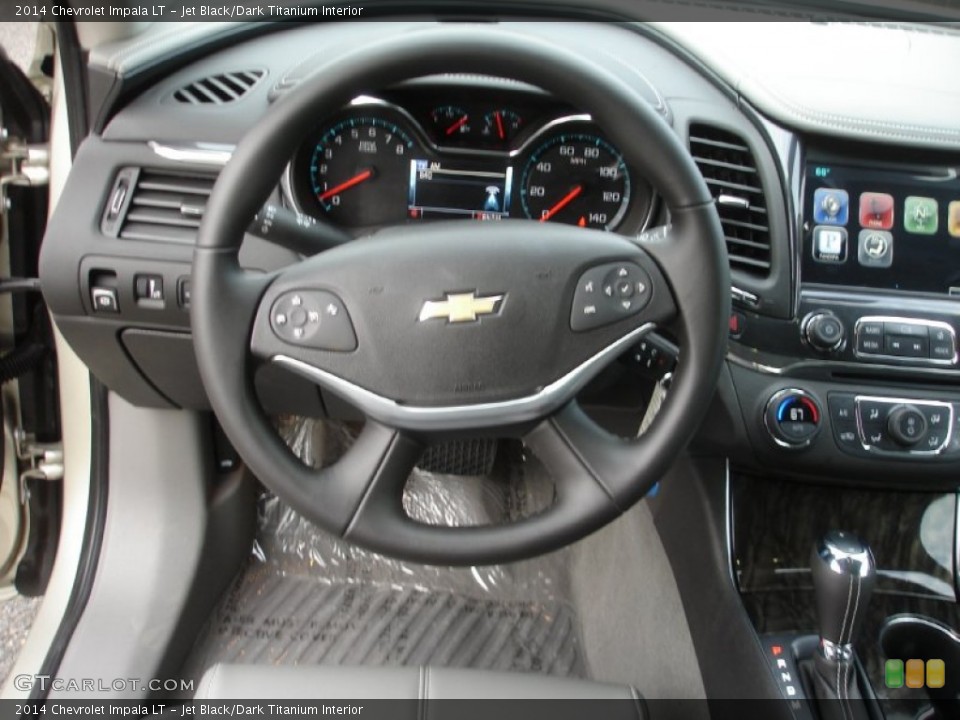 Jet Black/Dark Titanium Interior Steering Wheel for the 2014 Chevrolet Impala LT #79631455