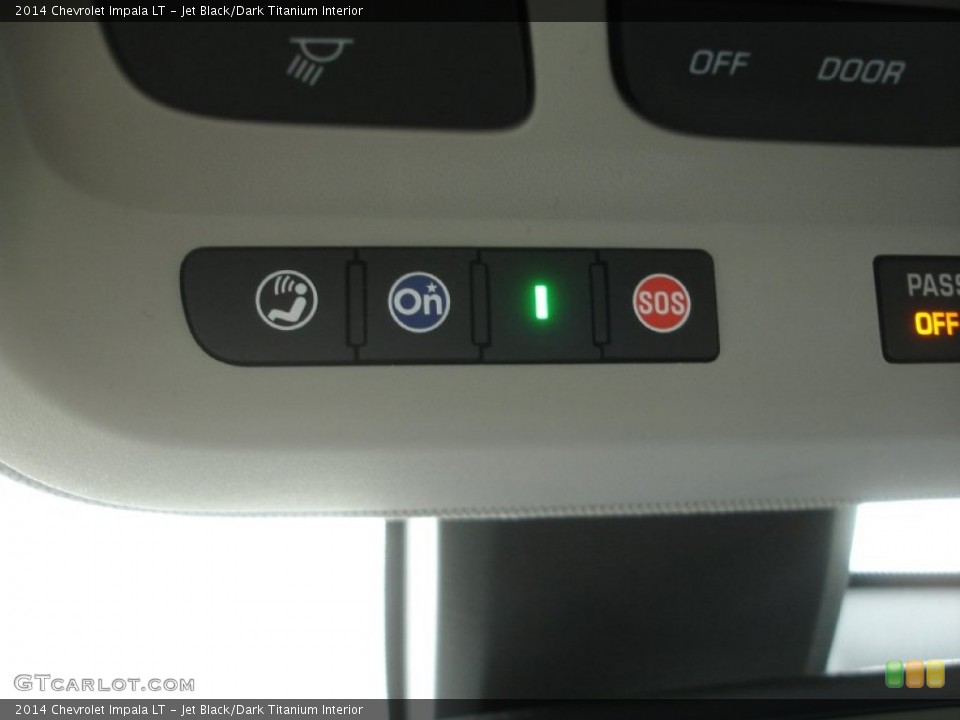 Jet Black/Dark Titanium Interior Controls for the 2014 Chevrolet Impala LT #79631510