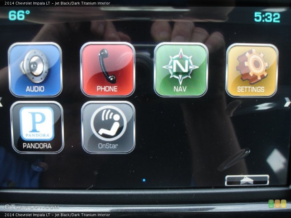 Jet Black/Dark Titanium Interior Controls for the 2014 Chevrolet Impala LT #79631549