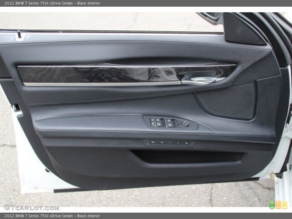 Black Interior Door Panel for the 2012 BMW 7 Series 750i xDrive Sedan #79631719