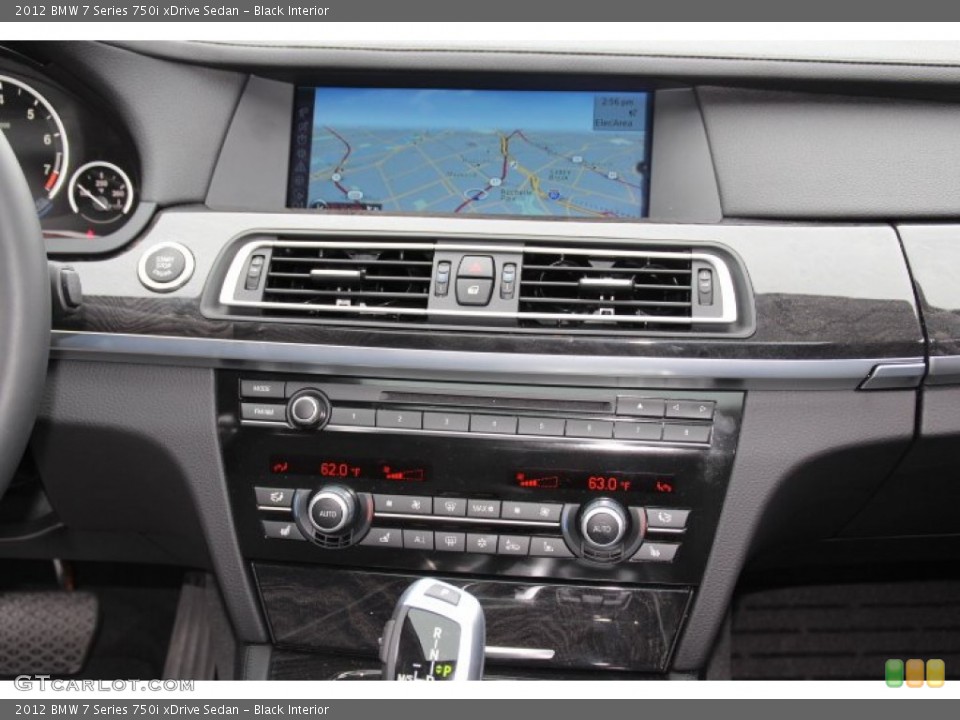 Black Interior Controls for the 2012 BMW 7 Series 750i xDrive Sedan #79631802