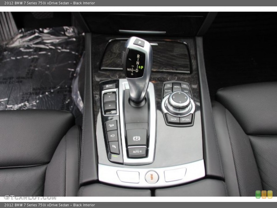 Black Interior Transmission for the 2012 BMW 7 Series 750i xDrive Sedan #79631816