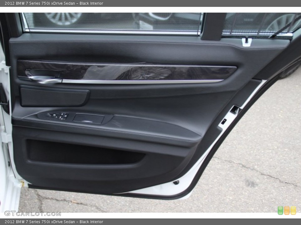 Black Interior Door Panel for the 2012 BMW 7 Series 750i xDrive Sedan #79631954