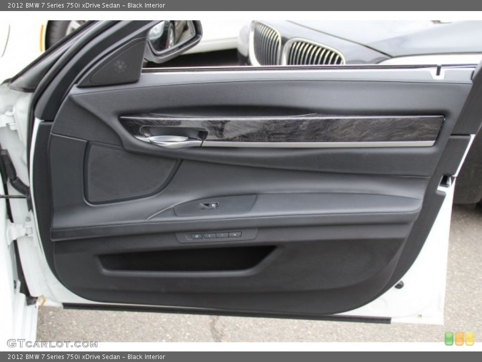 Black Interior Door Panel for the 2012 BMW 7 Series 750i xDrive Sedan #79632003