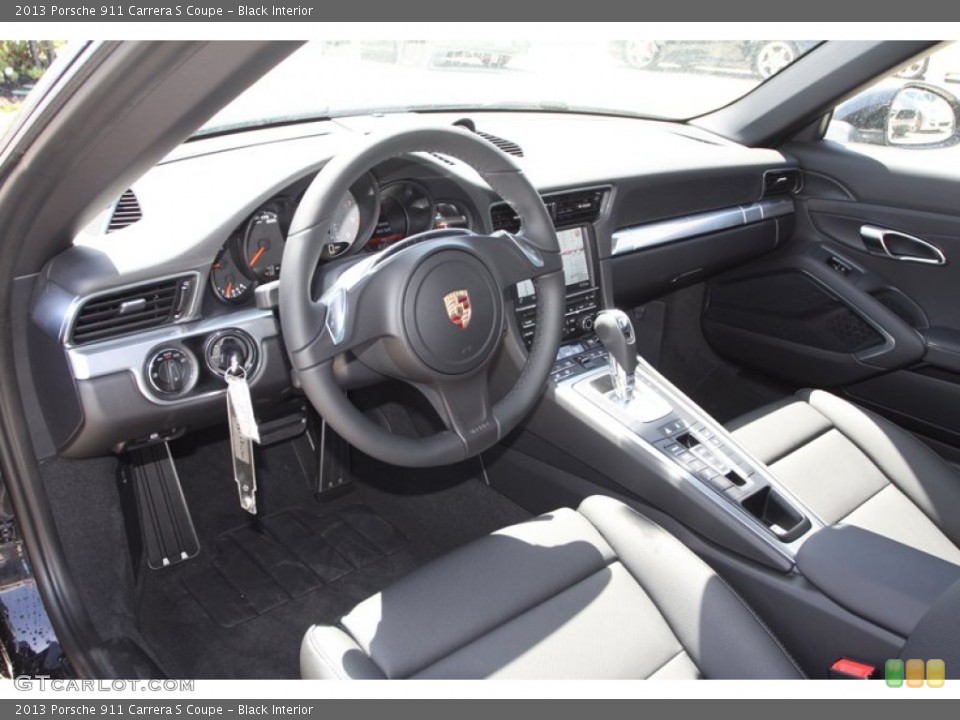 Black Interior Photo for the 2013 Porsche 911 Carrera S Coupe #79632394