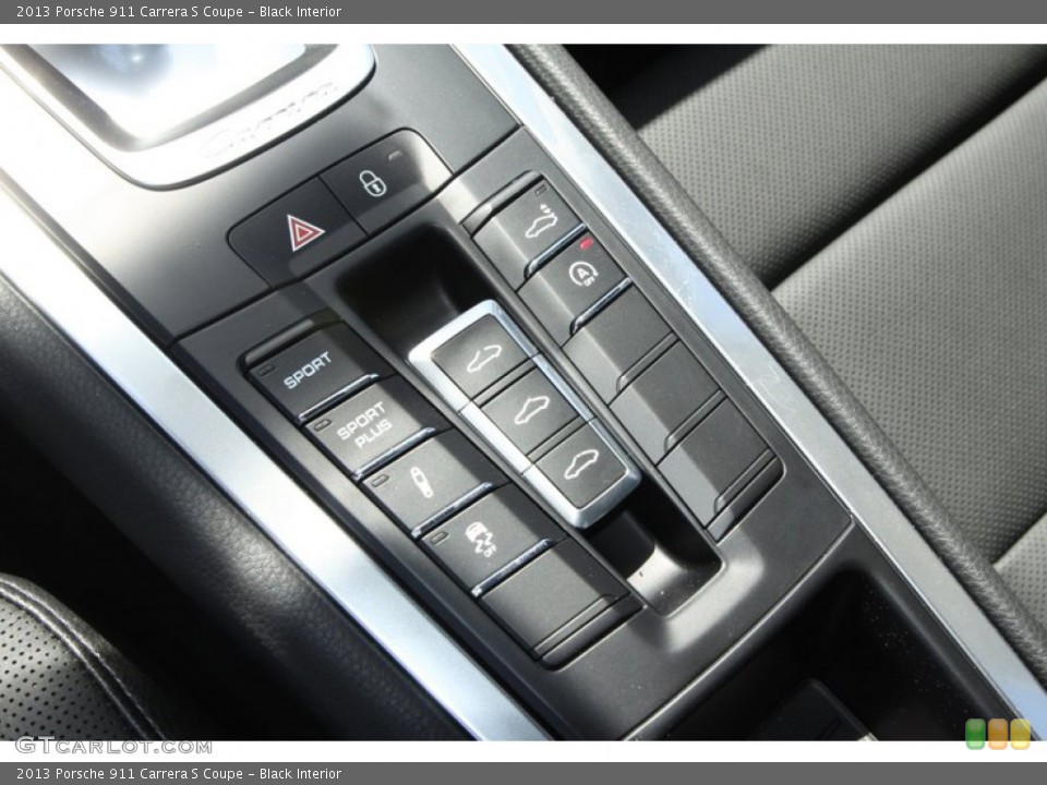 Black Interior Controls for the 2013 Porsche 911 Carrera S Coupe #79632452
