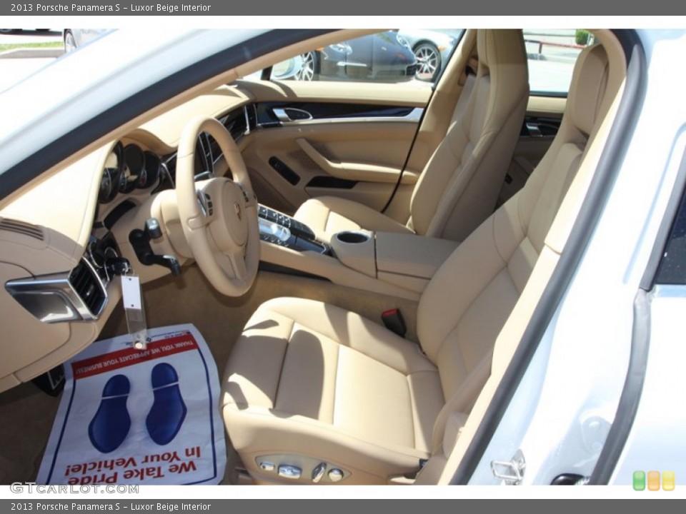 Luxor Beige Interior Front Seat for the 2013 Porsche Panamera S #79632814
