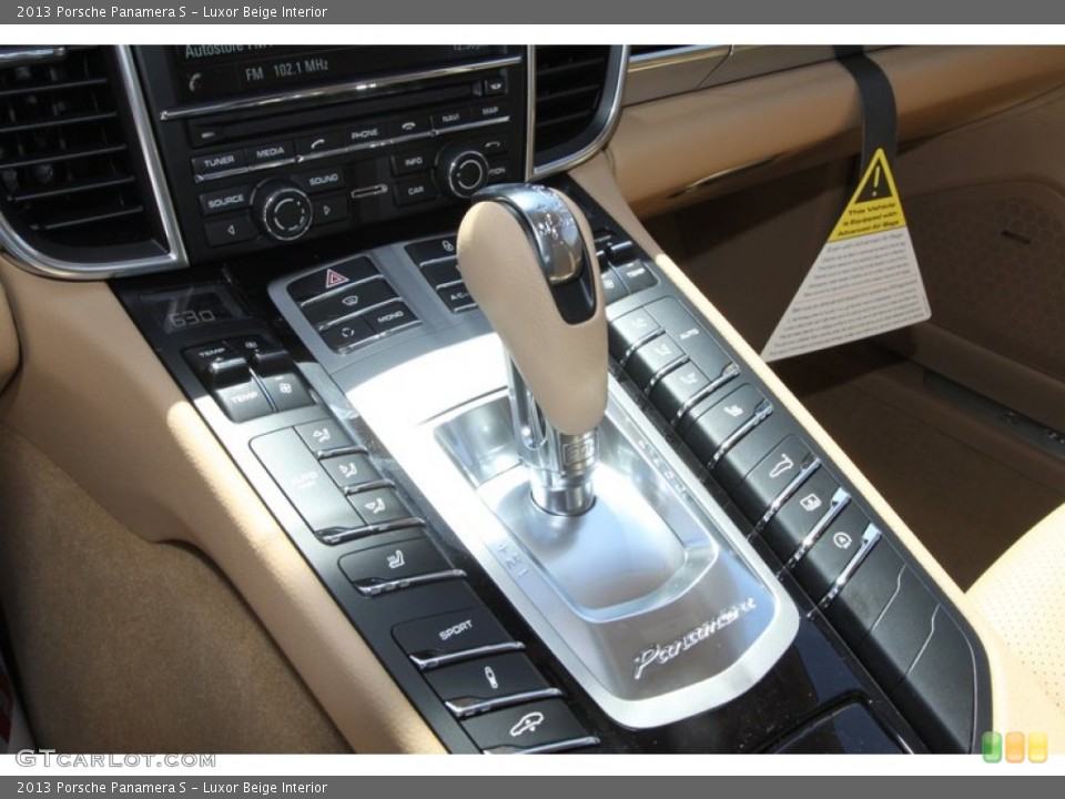 Luxor Beige Interior Transmission for the 2013 Porsche Panamera S #79632916