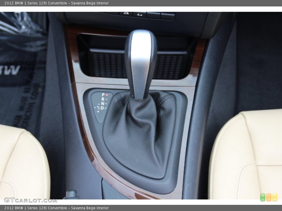 Savanna Beige Interior Transmission for the 2012 BMW 1 Series 128i Convertible #79632939