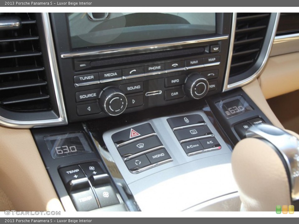 Luxor Beige Interior Controls for the 2013 Porsche Panamera S #79632951