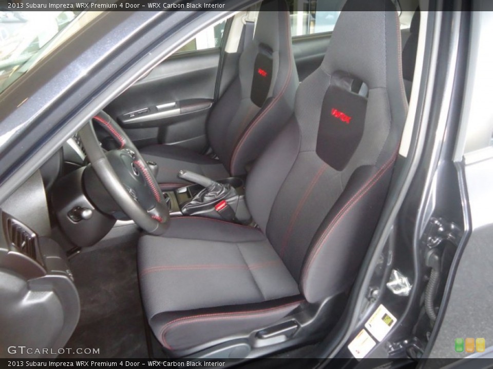 WRX Carbon Black Interior Front Seat for the 2013 Subaru Impreza WRX Premium 4 Door #79633272