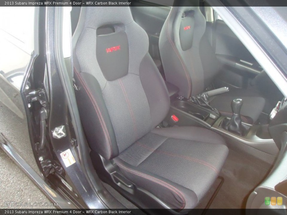 WRX Carbon Black Interior Front Seat for the 2013 Subaru Impreza WRX Premium 4 Door #79633540