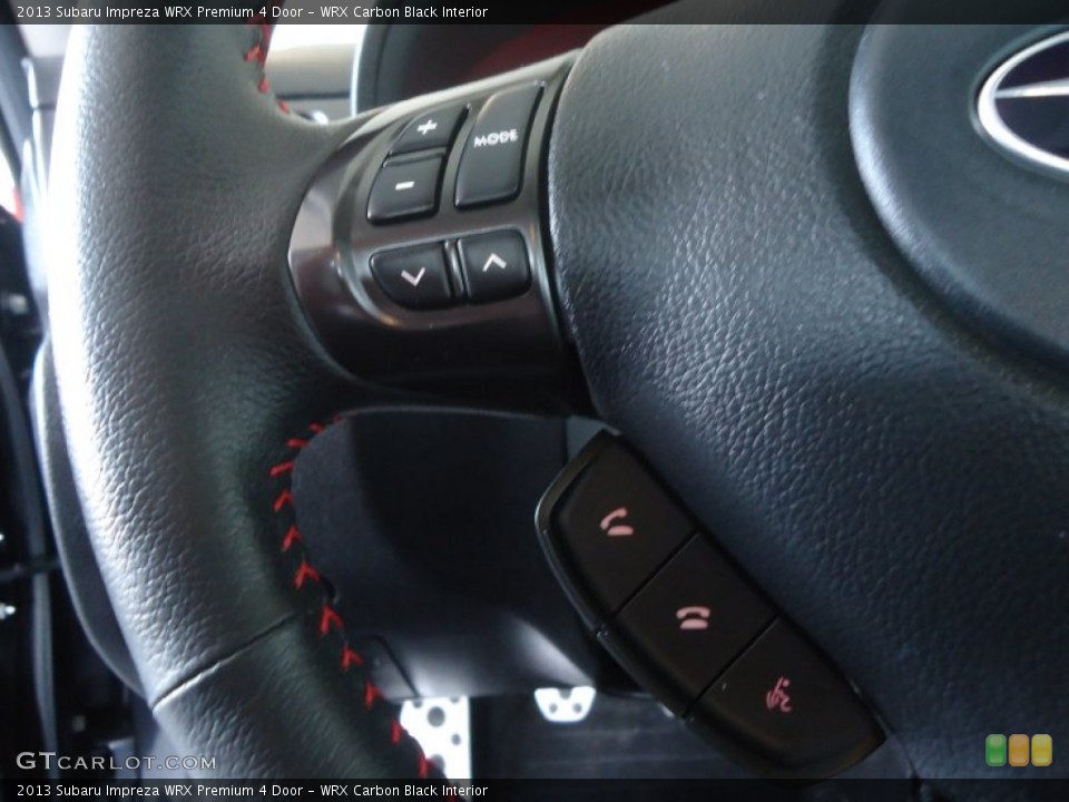 WRX Carbon Black Interior Controls for the 2013 Subaru Impreza WRX Premium 4 Door #79633856