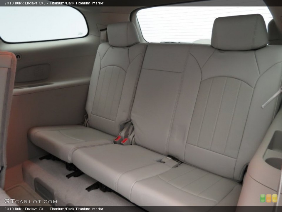 Titanium/Dark Titanium Interior Rear Seat for the 2010 Buick Enclave CXL #79634012