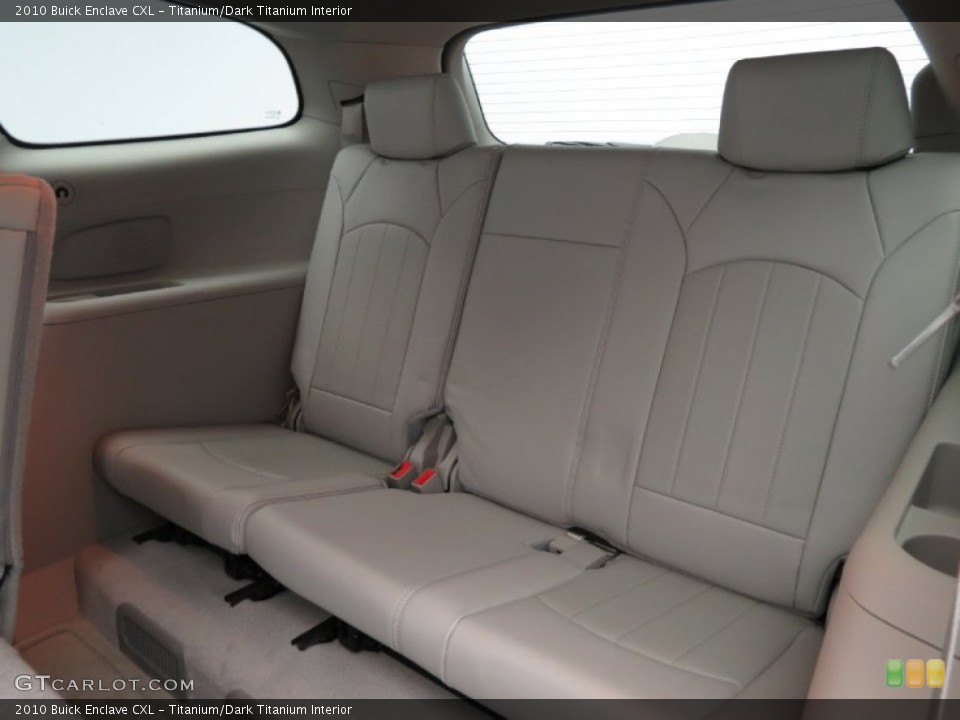 Titanium/Dark Titanium Interior Rear Seat for the 2010 Buick Enclave CXL #79634012