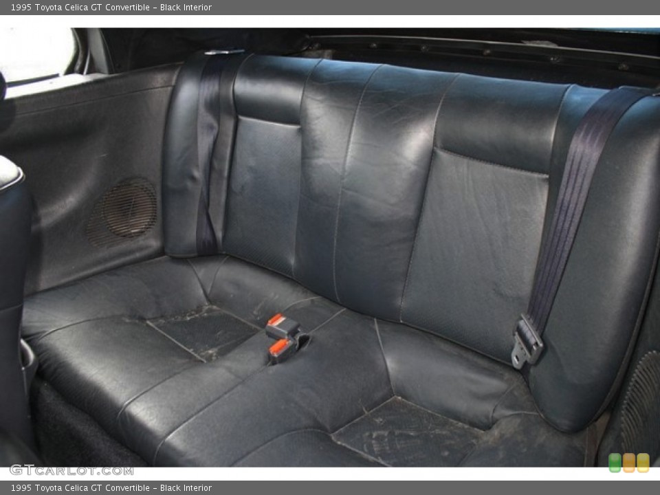 Black Interior Rear Seat for the 1995 Toyota Celica GT Convertible #79634089