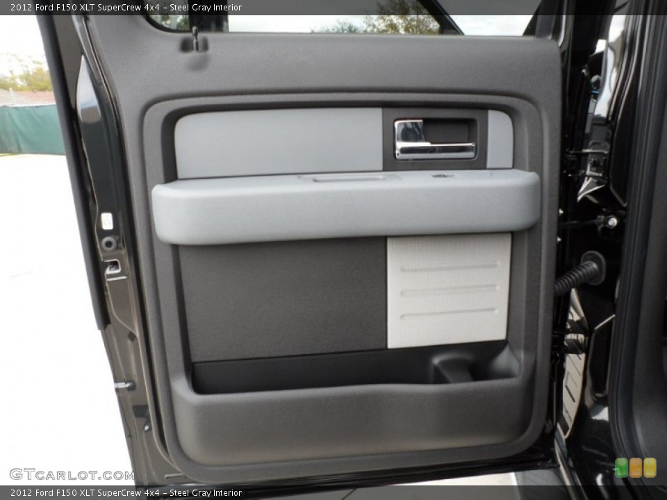 Steel Gray Interior Door Panel for the 2012 Ford F150 XLT SuperCrew 4x4 #79634662