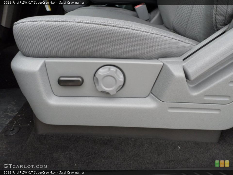 Steel Gray Interior Front Seat for the 2012 Ford F150 XLT SuperCrew 4x4 #79634755